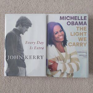 ON HOLD -💫 Memoir Bundle - Michelle Obama & John Kerry 💫
